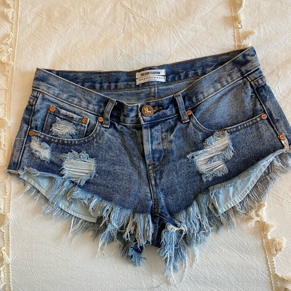 ONE TEASPOON BONITAS DENIM SHORT
